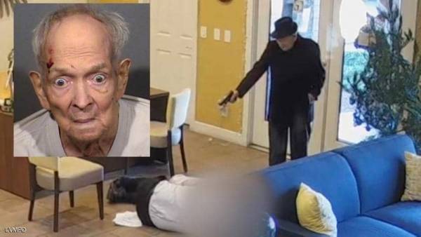 مسن عمره 93 عاما يطلق النار على رجل.. فيديو الهجوم الغادر