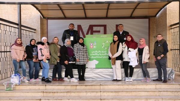 حملة شتوة خير تدفئ ممرات جامعة الشرق الأوسط