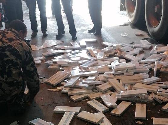 ضبط كميات كبيرة من الدخان المهرب عبر جابر