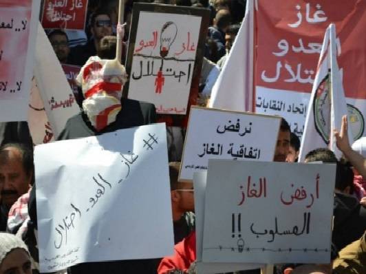 وقفات احتجاجية في معظم المحافظات لإسقاط اتفاقية الغاز