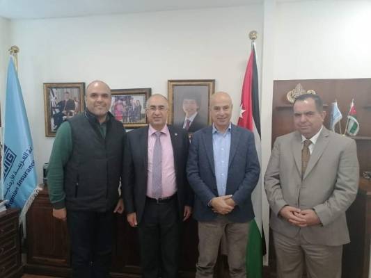 لقاء يجمع بين مدير الاتحاد الأردني لشركات التأمين والمجموعة العربية الأردنية
