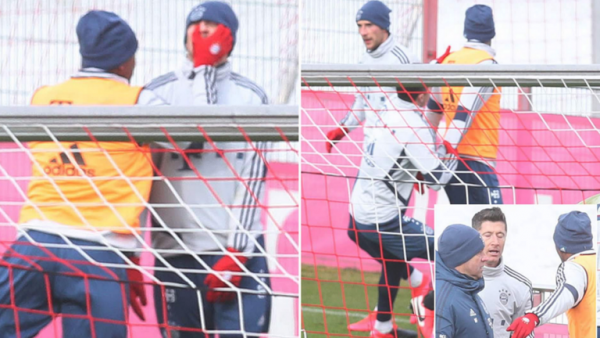 عراك بالأيدي وصفعات خلال تدريبات بايرن ميونخ.