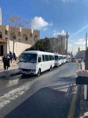 حافلات لنقل المحامين مجانا من قصر العدل الى محكمة الاستئناف الجديدة