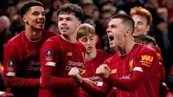 فتيان ليفربول يعبرون شروزبيري لخامس أدوار كأس إنجلترا