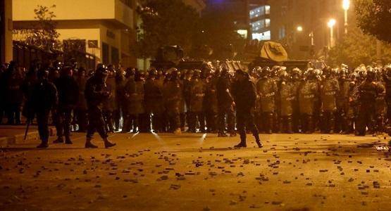 مواجهات قرب البرلمان اللبناني