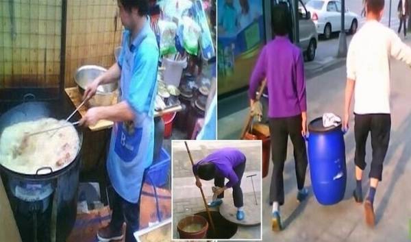 تقرير صادم.. صينيون يحولون فضلات المجاري لزيوت تطبخ بها أشهر الأطباق! (فيديو)