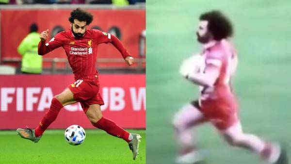 بالفيديو.. شبيه صلاح يثير الدهشة بهدف قاتل لكن بيده