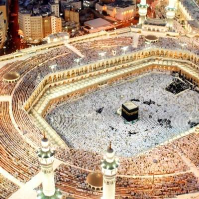 صورة غير مسبوقة لصحن الطواف في الكعبة