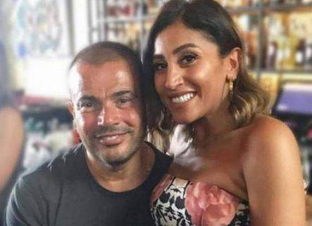 من أجل دينا الشربيني.. عمرو دياب يفعل شيئاً للمرة الأولى في تاريخه