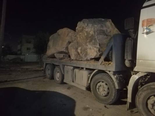 ضبط حفارة مخالفة تحفر بئر مخالف في الجيزة واستخراج مخالف للبازلت في الهاشمية