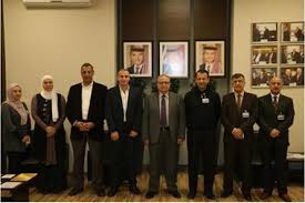 وفد من جامعة العلوم والتكنولوجيا يزور جامعة الشرق الأوسط،