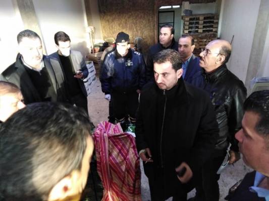 الحموري والبطاينة يتفقدان سوق الخضار المركزي