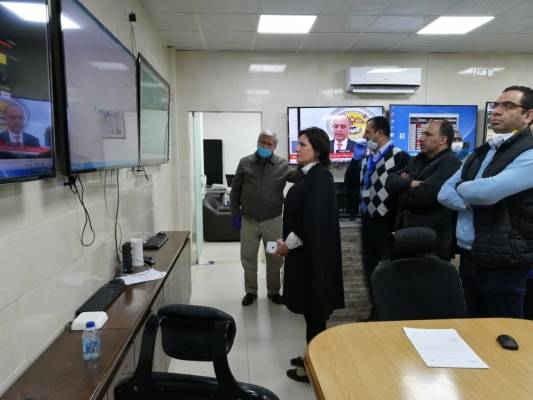 زواتي تتابع من غرفة عمليات الطاقة والمعادن اجراءات مواجهة تداعيات كورونا