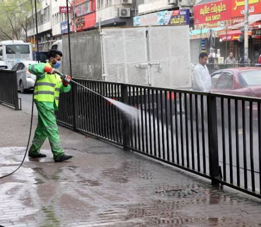 تعقيم العاصمة عمان بشكل شامل مع بدء سريان حظر التجول