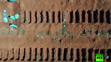 كورونا.. لقطات صادمة لأكبر مقبرة في أمريكا اللاتينية