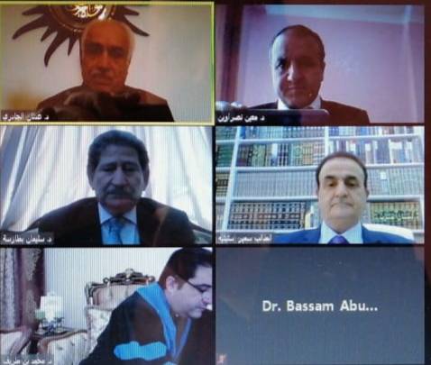 مناقشة رسالة ماجستير ثانية عن بعد في عمان العربية حول ركن الاختصاص في القرار الاداري وأثره في تحقيق المسؤولية الإدارية