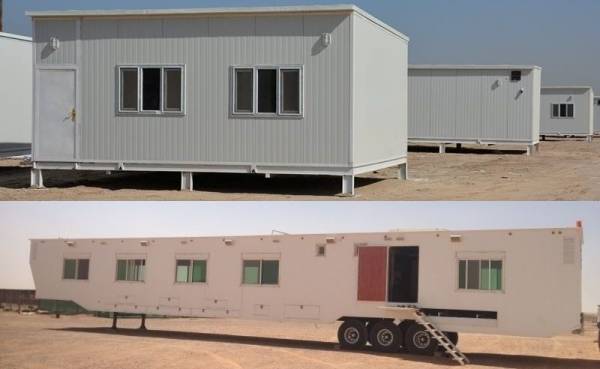 ما سر الكرفانات البيضاء الموجودة على شواطئ البحر الميت