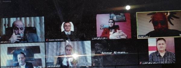 مناقشة رسالة الماجستير الثالثة عن بعد في عمان العربية حول الرضا عن جودة الحياة وعلاقته بالاتزان الانفعالي لدى النساء العاملات وغير العاملات في منطقة عزابة