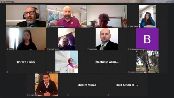 ريادة أعمال جامعة الشرق الاوسط تبحث تأثير أزمة كورونا على اتجاهات التكنولوجيا المستقبلية