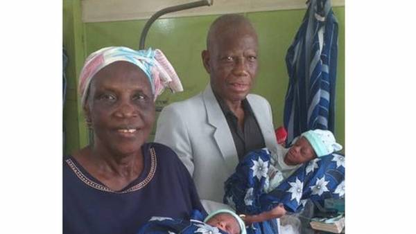 بعد انتظار دام 43 عاماً سيدة بعمر 68 عاماً تنجب توأمين