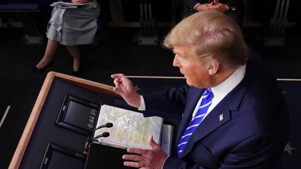 وصفة ترامب لتدمير كورونا في دقيقة واحدة