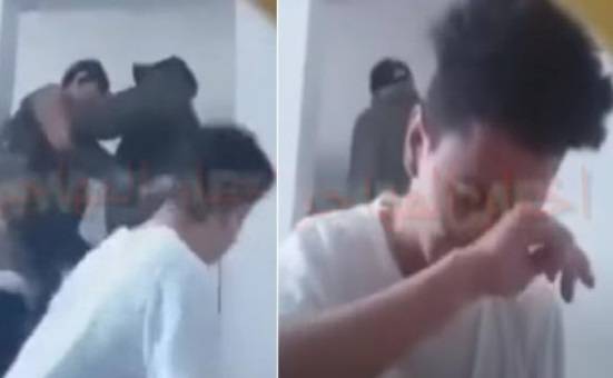 مقطع فيديو يهز الرأي العام.. زوجة أب تعتدي على معاق بطريقة وحشية وتجويع واهانة (فيديو)