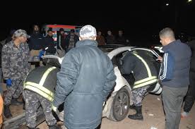 ثلاث إصابات بحادث تدهور مركبة في إربد