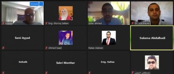 طلبة الهندسة المدنية في “عمان العربية” يناقشون مشاريع تخرجهم عن بعد