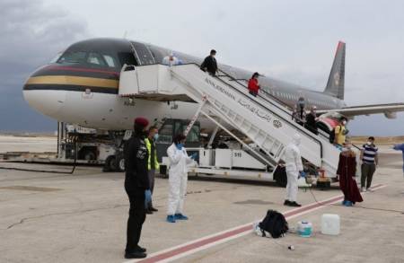 وصول (4) رحلات على متنها (726) شخصا ضمن المرحلة الثالثة لعودة الاردنيين