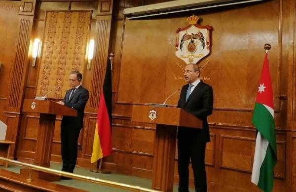 ماس يعلن عن مساعدة ألمانية ب23 ألف فحص كورونا للأردن..والصفدي: تنفيذ الضم يعني قتل كل فرص السلام