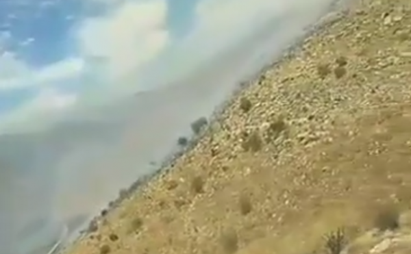 حريق يأتي على الف دونم بمنطة إرحاب في المفرق