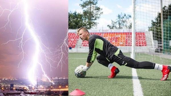 عاصفة رعدية تودي بحارس مرمى إلى العناية المشددة