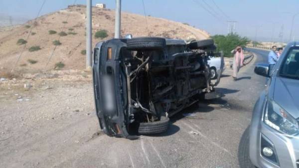 وفاة (3) أشخاص واصابة آخرين بجروح خطيرة إثر حادث على الصحراوي