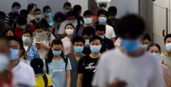 الصين تسجل 105 اصابات بفيروس كورونا