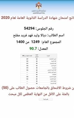 ديالا مفلح.... ..الف مبارك النجاح بالثانوية العامة