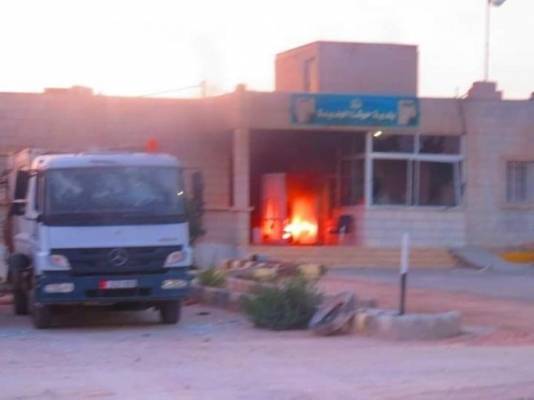 اعمال شغب في المفرق احتجاجا على نتائج الانتخابات