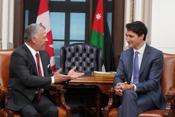 الملك يؤكد لترودو ضرورة نبذ خطاب الكراهية