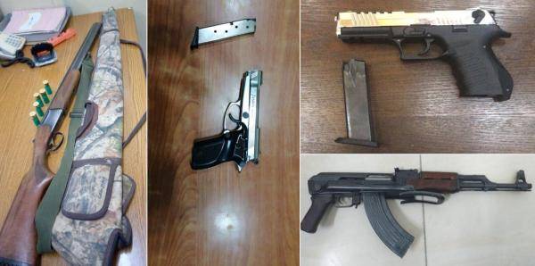 الأمن: ضبط 34 قطعة سلاح في أقل من 24 ساعة