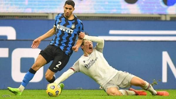 بعد الهدفين.. وعد رائع من مدرب إنتر ميلانو لأشرف حكيمي