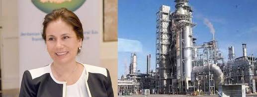 الوزيرة زواتي وعمال مصفاة البترول الايتام