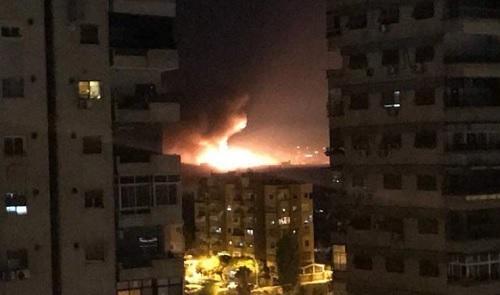 دوي انفجار في سماء محيط مدينة دمشق