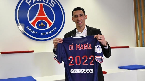 دي ماريا يُمدد عقده مع باريس سان جيرمان حتى العام 2022