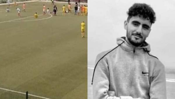 شاهد .. لحظة سقوط اللاعب المغربي الساقي داخل الملعب قبل وفاته (فيديو)