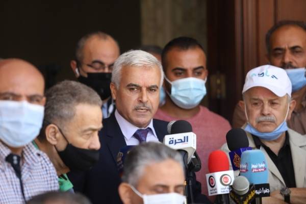 وقفة تضامنية لنقابة الصحفيين دعماً لصمود الشعب الفلسطيني