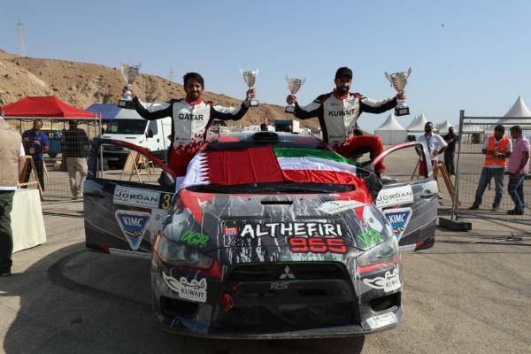 القطري العطية يظفر بلقب رالي الأردن الدولي