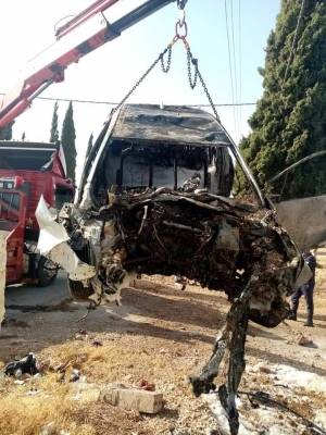 وفاة عشريني وزوجته بحادث سير مروع في الكرك