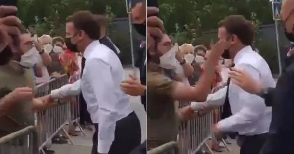 أول تعليق لماكرون بعد حادثة صفعه .. ماذا قال ؟؟