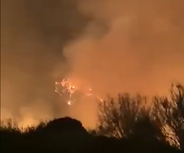 حريق جرش قدر مساحته بـ 20 دونما