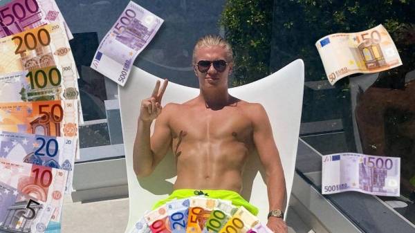 الفتى الذهبي هالاند يبذر نصف مليون يورو خلال سهرة واحدة