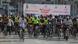 سباق درّاجات هوائية لمبتوري الأطراف بغزة  تفريغ نفسي..